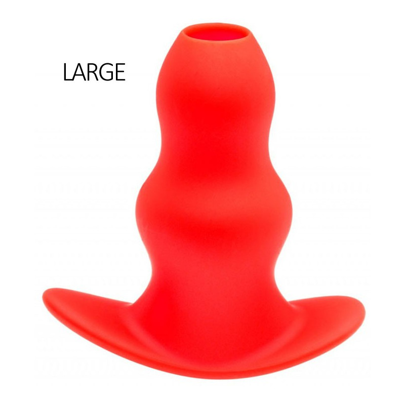 MK Toys Plug Tunnel Stretch Rouge Large 15 x 7cm